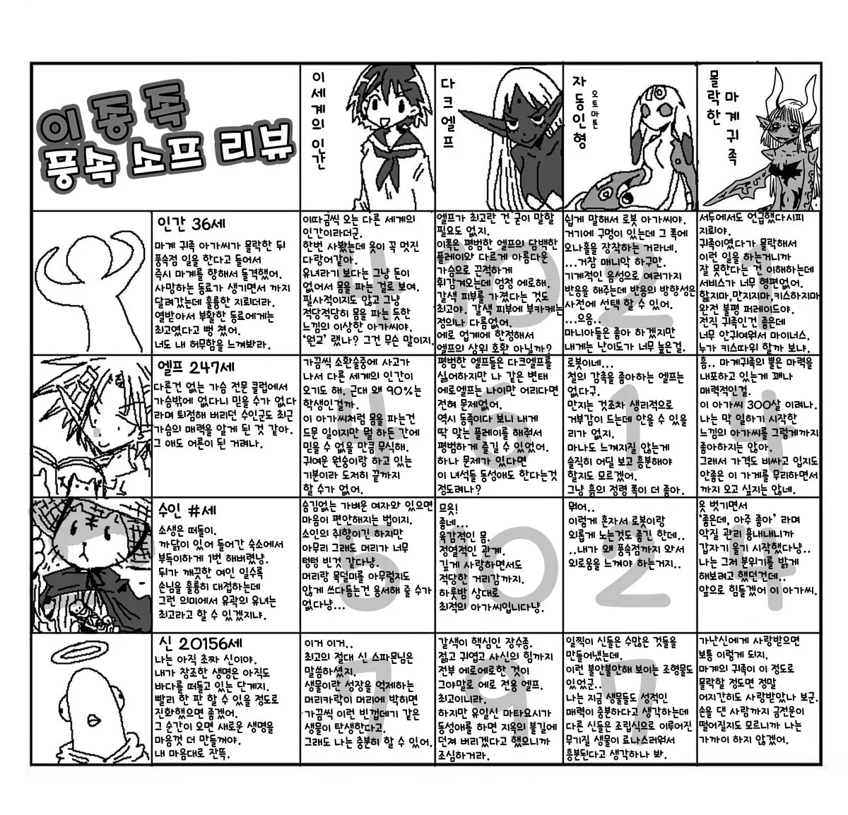웹툰 이미지 10