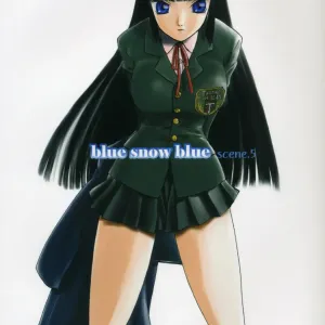 blue snow blue scene.5