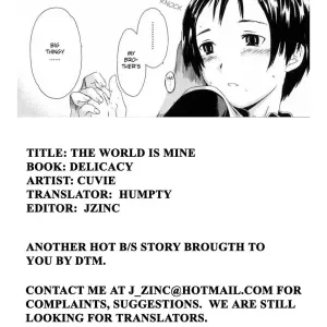 Sekai wa Boku no Mono | The World is Mine