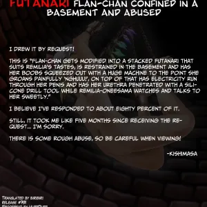 Futanari Flan-chan Chikashitsu de Kankin Ryoujoku | Futanari Flan-chan Confined in a Basement and Abused
