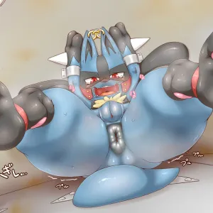 Lucario inverted poop