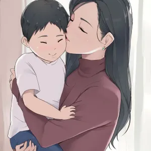 Haha no Kao to Onna no Kao o Tsukaiwakeru Mama no Ohanshi