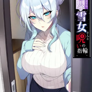 puuzaki-puuna-hitozukiai-ga-nigate-na-miboujin-no-yukionna-san-to-noroi-no-yubiwa