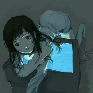 Chi Digi Musume to Youjo no Onaka | La chica de la televisión