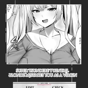 Katte ni Doutei to Kanchigai Shite Kuru Kotekote no Tsundere Kinpatsu Twintail