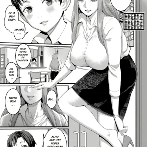 Boku to Mama no Josou Koukai Pakohame Nama Sex
